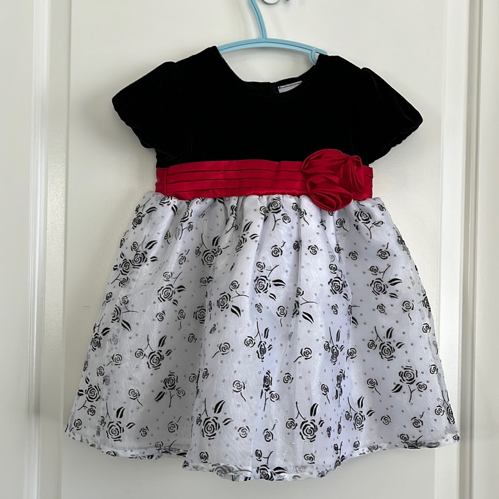 Samantha Says rose accent dress size 12-18m